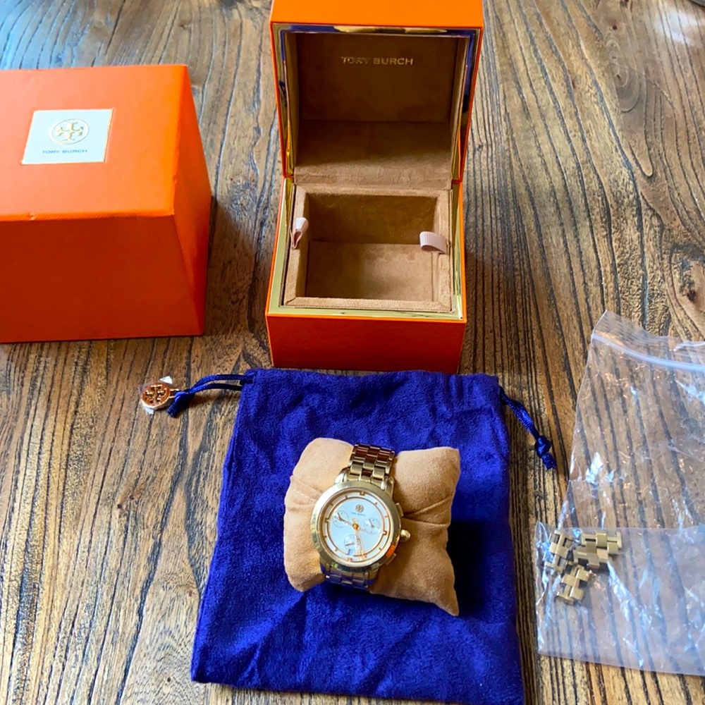 Tory Burch gold watch